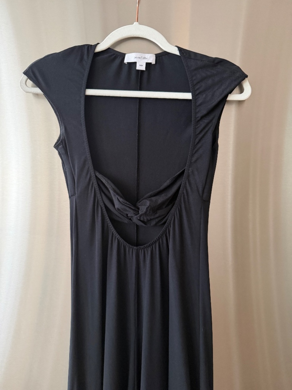 BEAUFILLE Baes Midi Dress in black